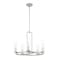 Designers Fountain Hudson Heights 5 Light Industrial Polished Nickel with Clear Glass Shades Chandelier D268C-5CH-PN - alternate 1